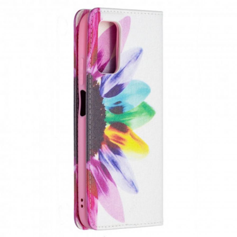 Bescherming Hoesje voor Poco M3 Folio-hoesje Aquarel Bloem
