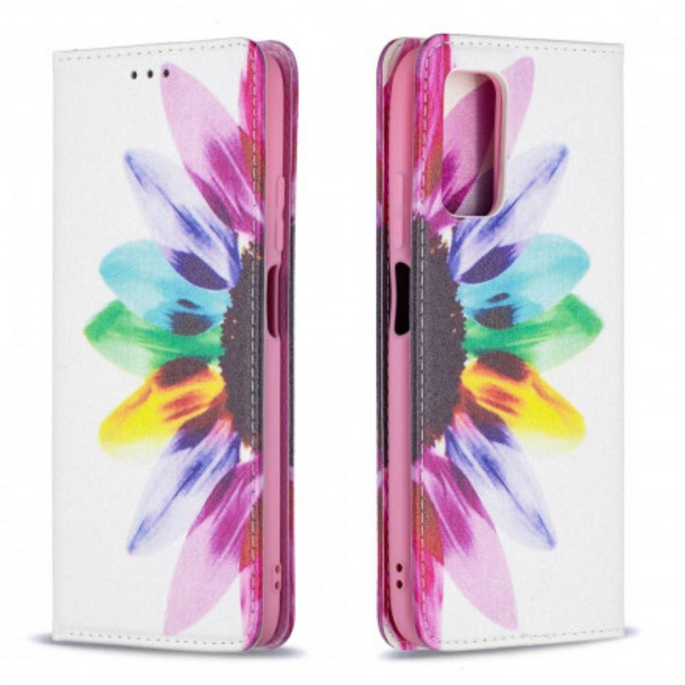 Bescherming Hoesje voor Poco M3 Folio-hoesje Aquarel Bloem