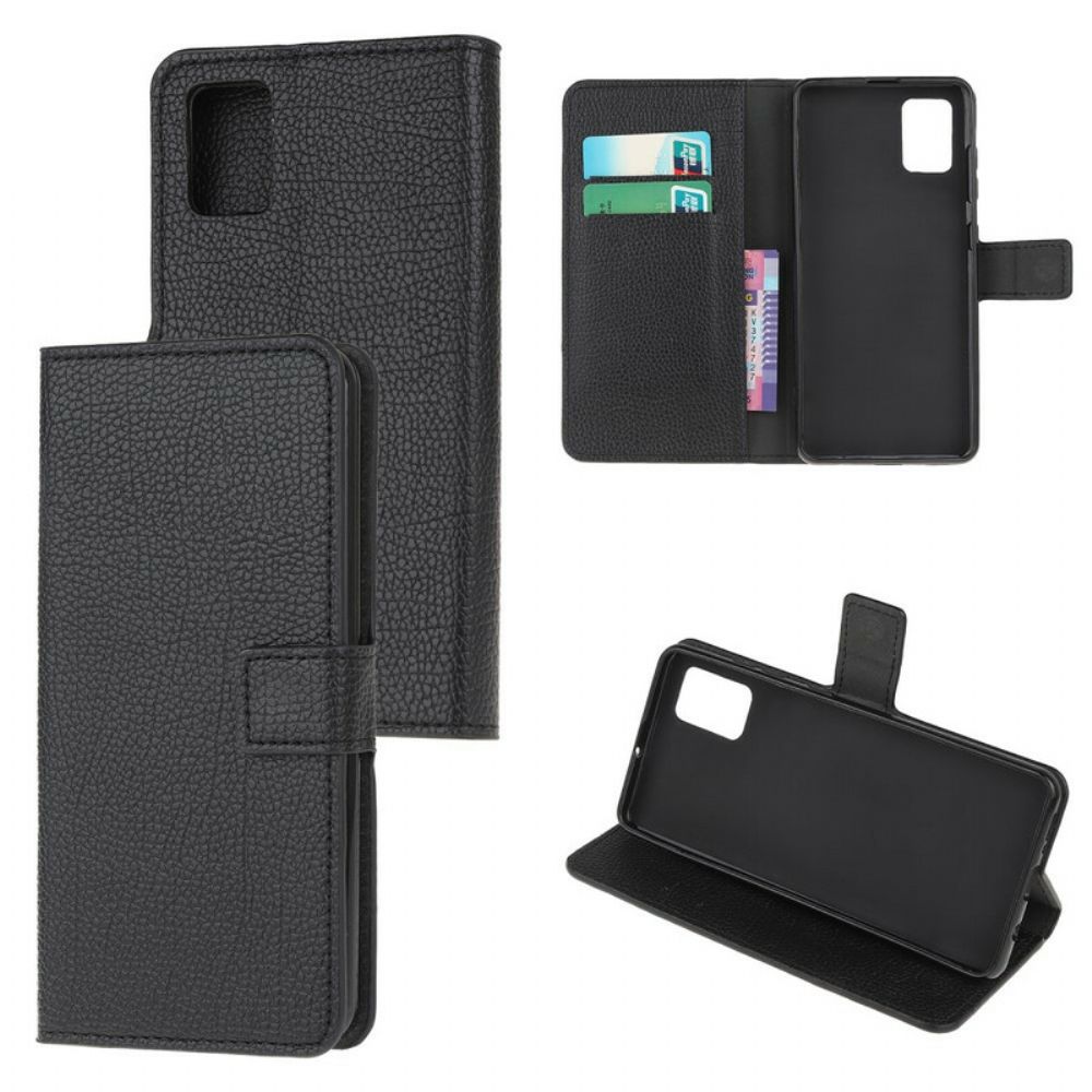 Flip Case voor Poco M3 Litchi-leereffect
