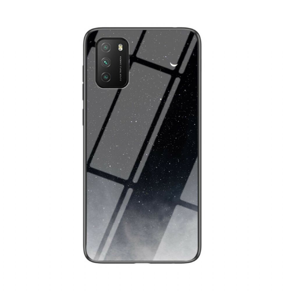 Telefoonhoesje voor Poco M3 Schoonheid Gehard Glas