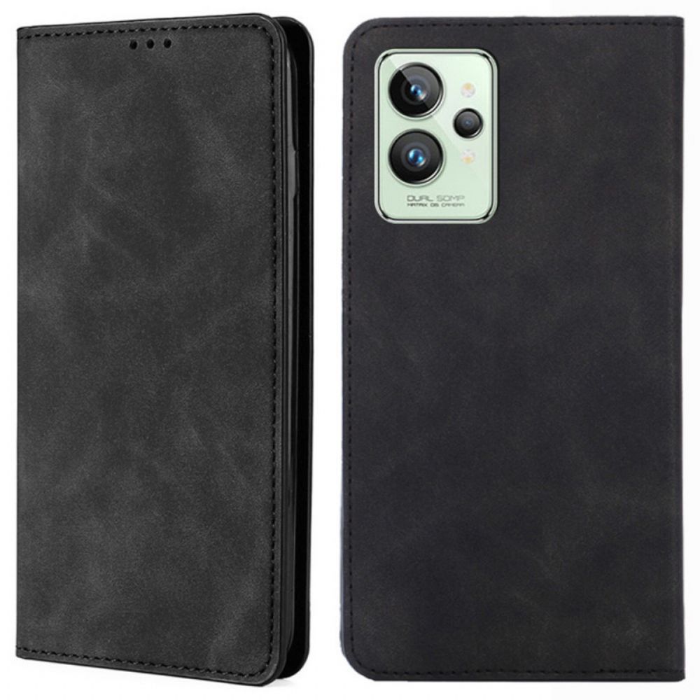 Bescherming Hoesje voor Realme GT2 Pro Folio-hoesje Skin-touch