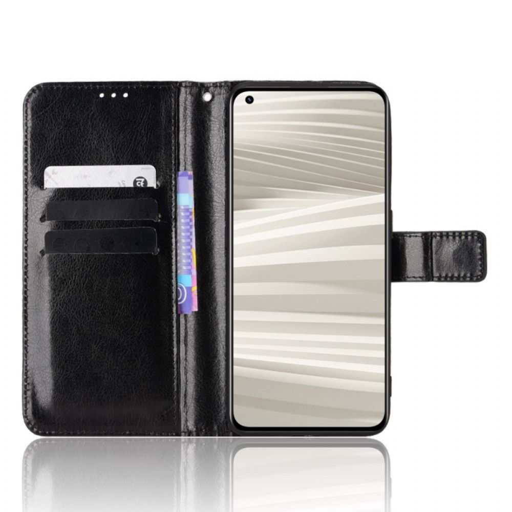 Folio-hoesje voor Realme GT2 Pro Flitsachtig Kunstleer