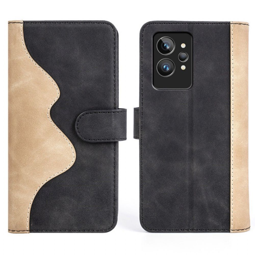 Folio-hoesje voor Realme GT2 Pro Grafisch Patroon