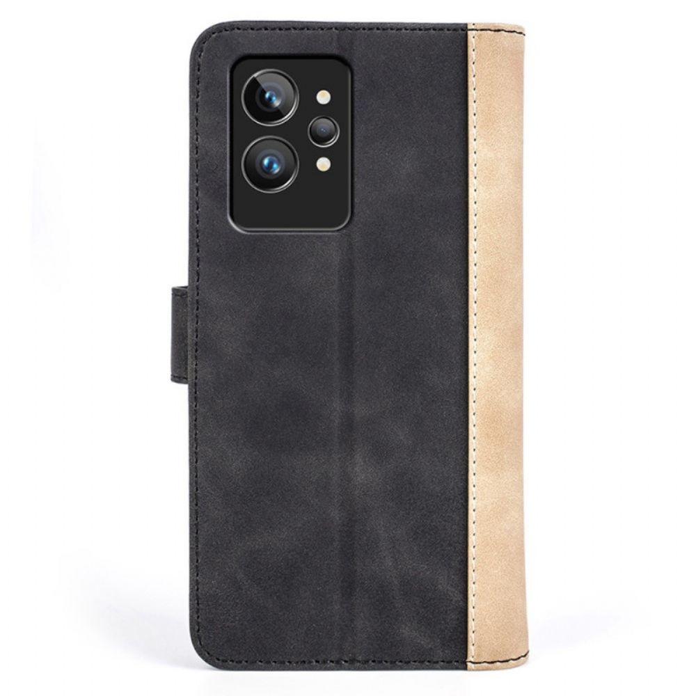 Folio-hoesje voor Realme GT2 Pro Grafisch Patroon