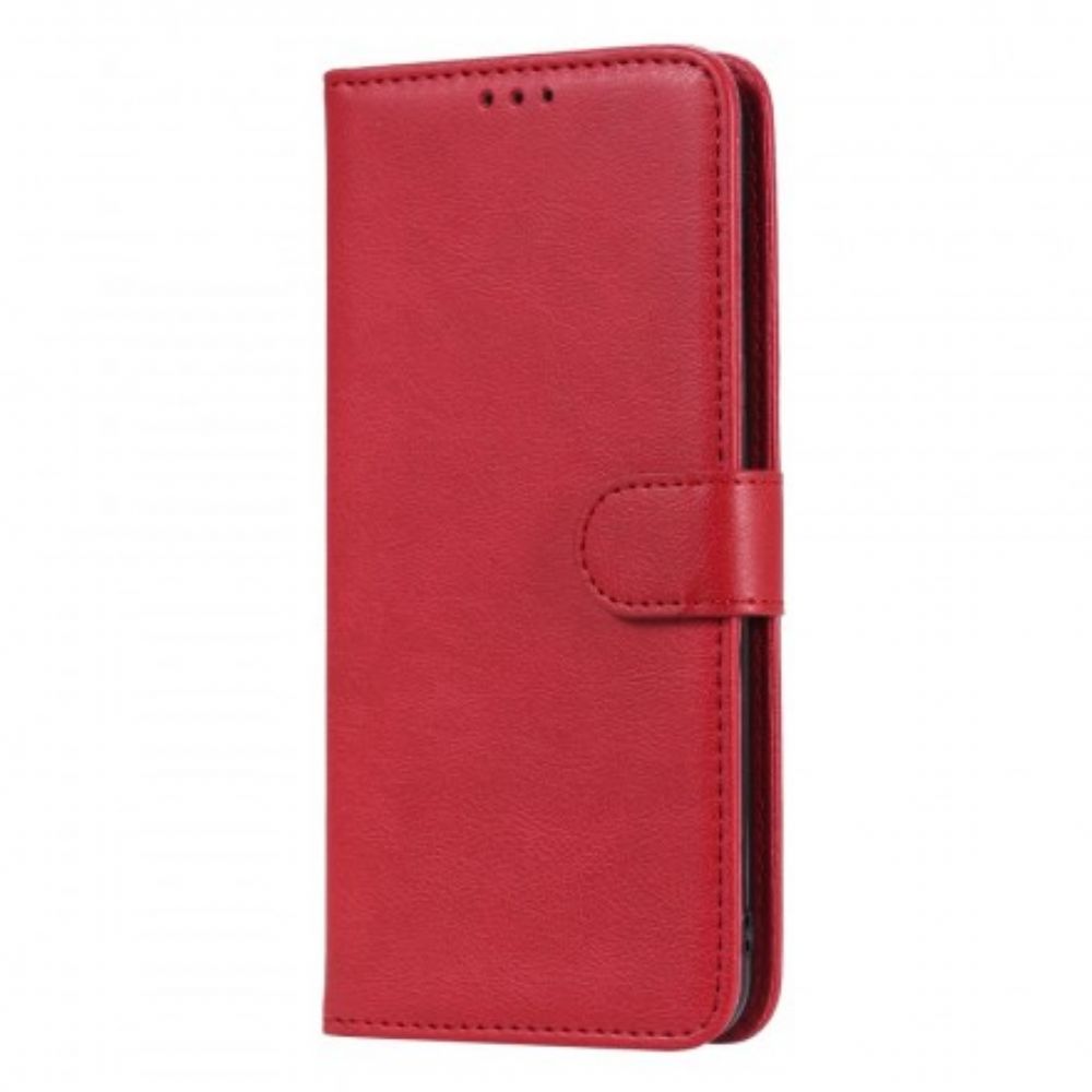 Flip Case voor Samsung Galaxy A50 Met Ketting Leren Bandeffect