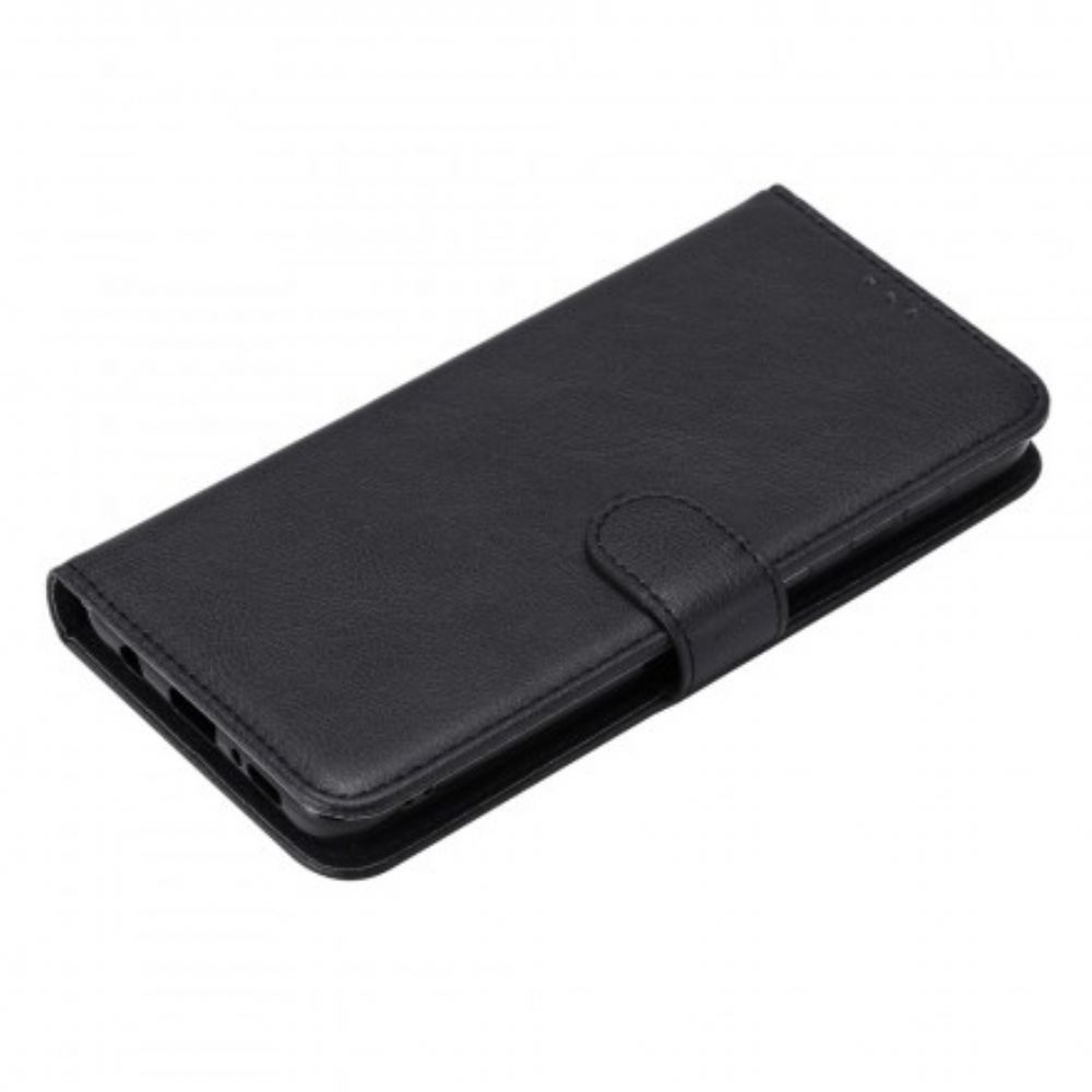 Flip Case voor Samsung Galaxy A50 Met Ketting Leren Bandeffect