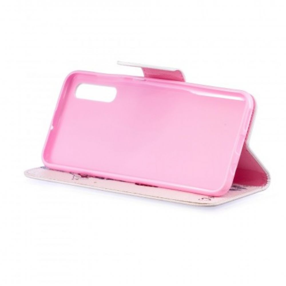 Flip Case voor Samsung Galaxy A50 Nerdy Giraf