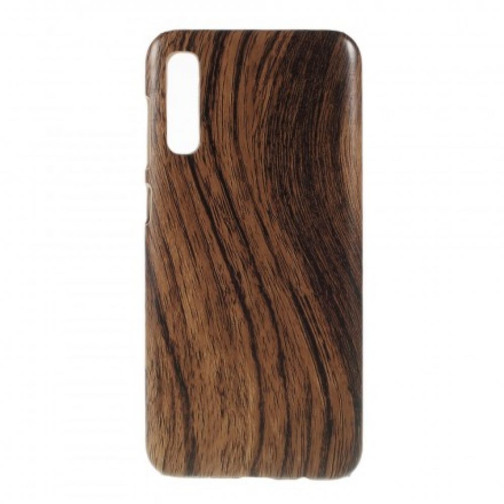Hoesje voor Samsung Galaxy A50 Houteffect