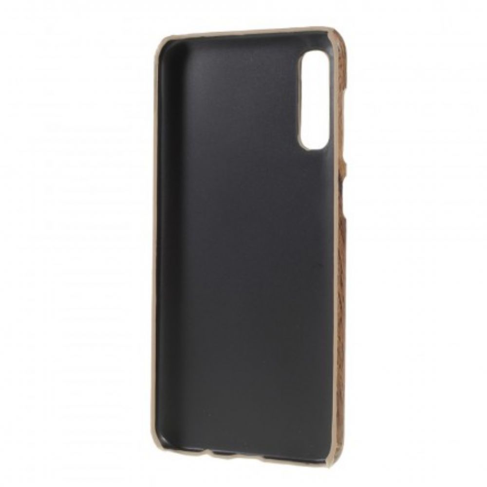 Hoesje voor Samsung Galaxy A50 Houteffect