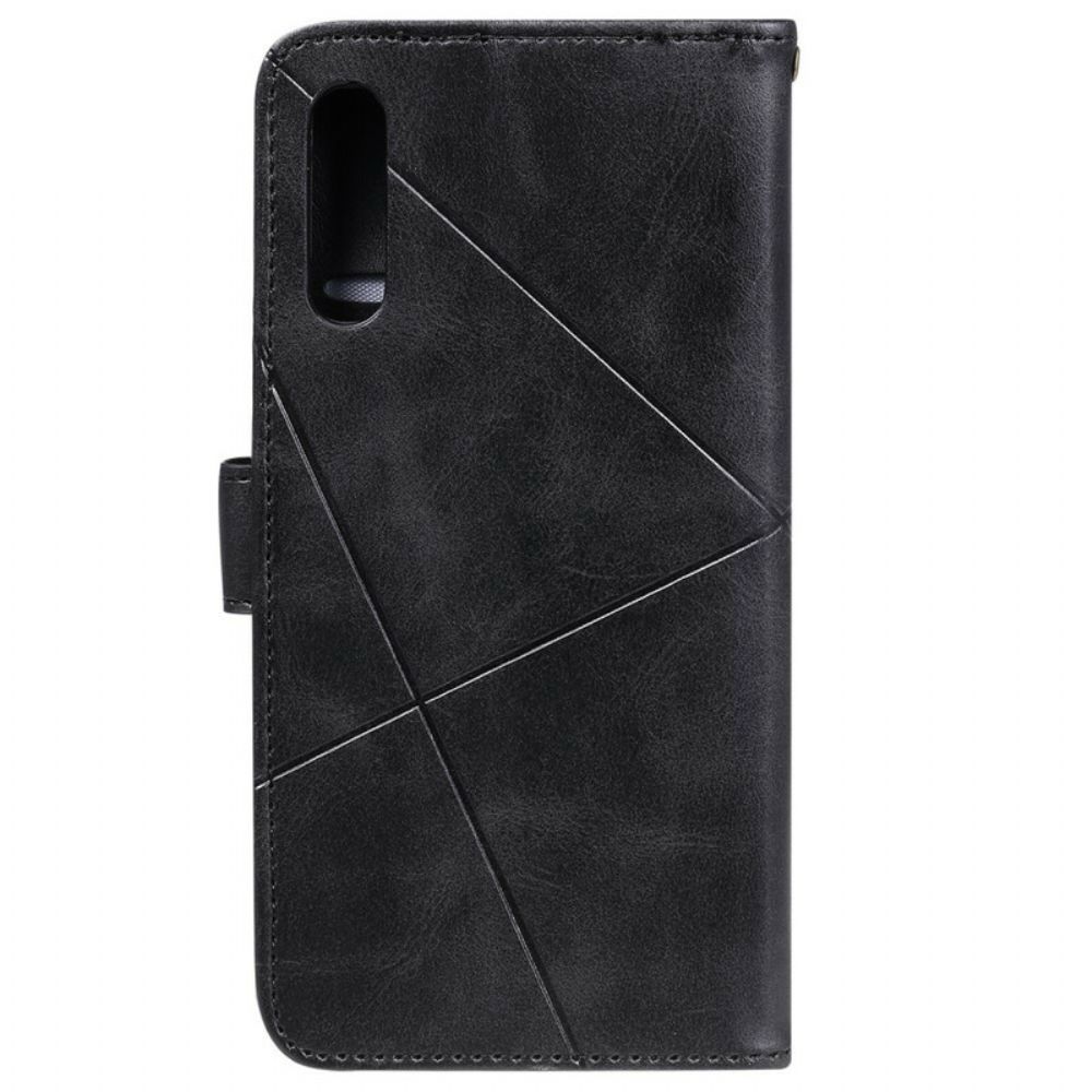 Leren Hoesje voor Samsung Galaxy A50 Diamant Kunstleer
