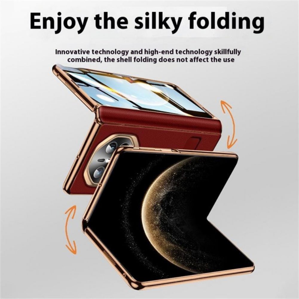 Hoesje Huawei Mate X6 Gestructureerd Kunstleer Met Schermbeschermer