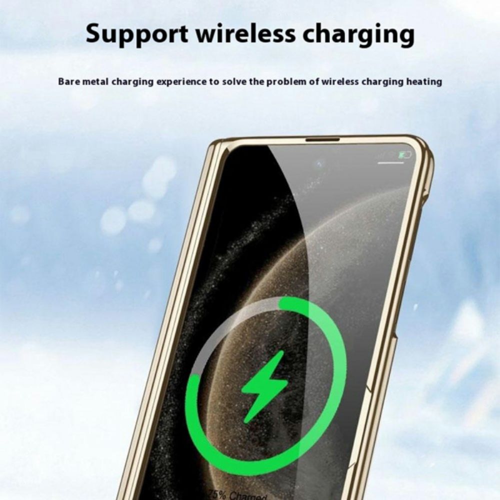 Hoesje Huawei Mate X6 Transparant Met Scharnier En Gehard Glas