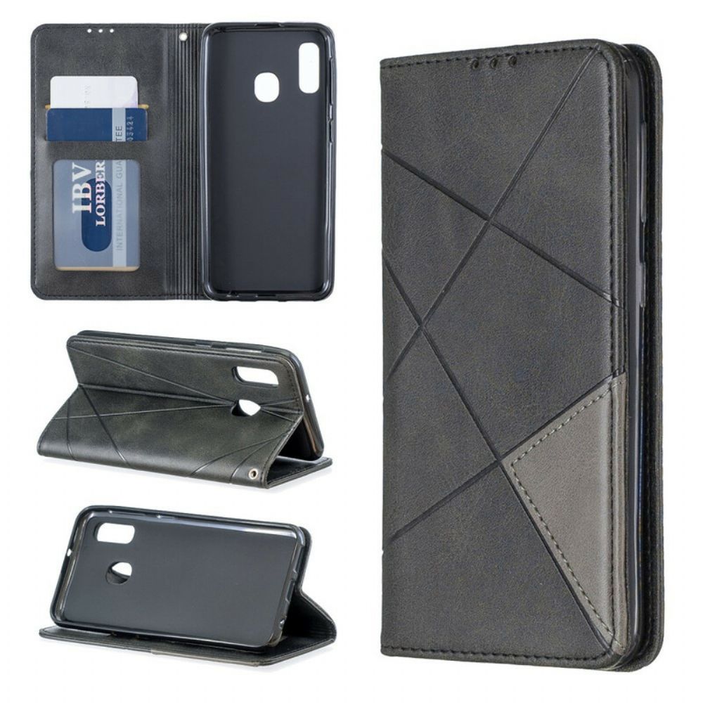 Bescherming Hoesje voor Samsung Galaxy A20e Folio-hoesje Artiestenstijl