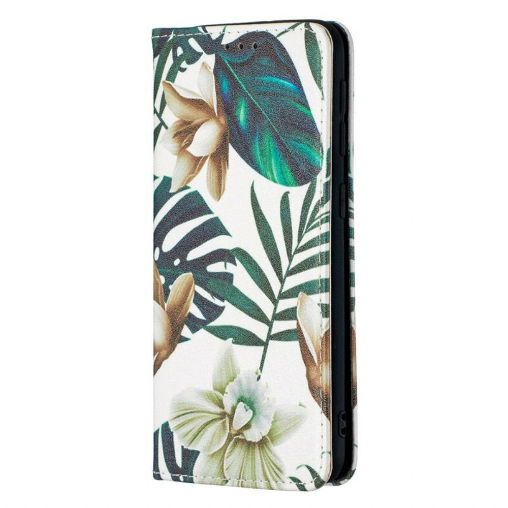 Bescherming Hoesje voor Samsung Galaxy A20e Folio-hoesje Bladeren