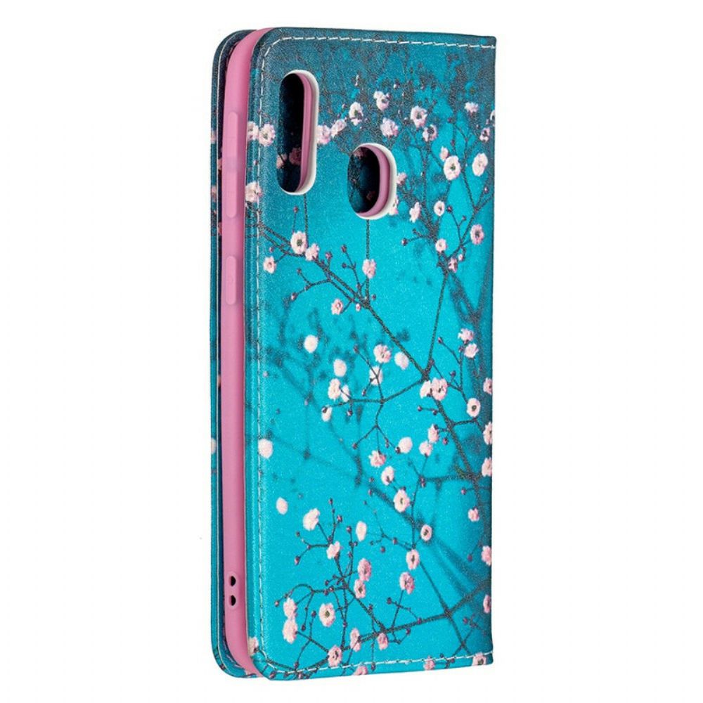 Bescherming Hoesje voor Samsung Galaxy A20e Folio-hoesje Bloeiende Takken