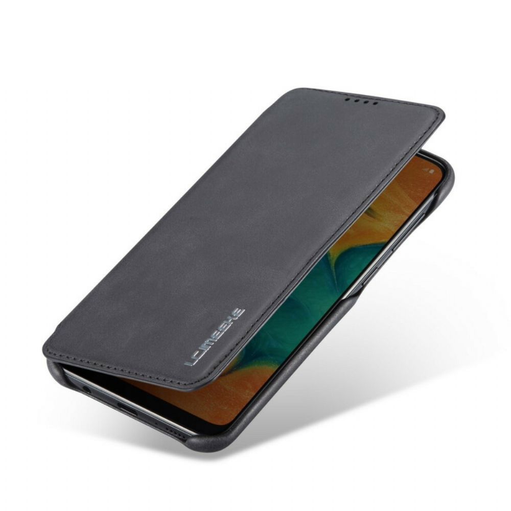 Bescherming Hoesje voor Samsung Galaxy A20e Folio-hoesje Lc.imeeke Leereffect