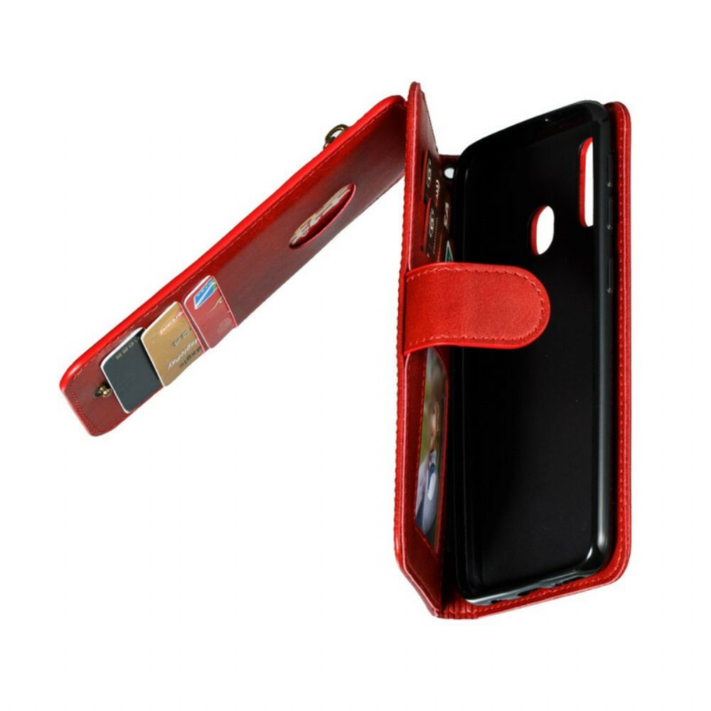 Flip Case voor Samsung Galaxy A20e Met Ketting Thong Prestaties