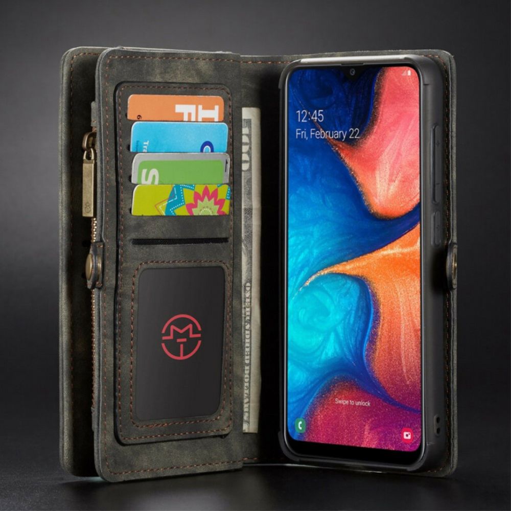 Folio-hoesje voor Samsung Galaxy A20e Caseme Afneembaar