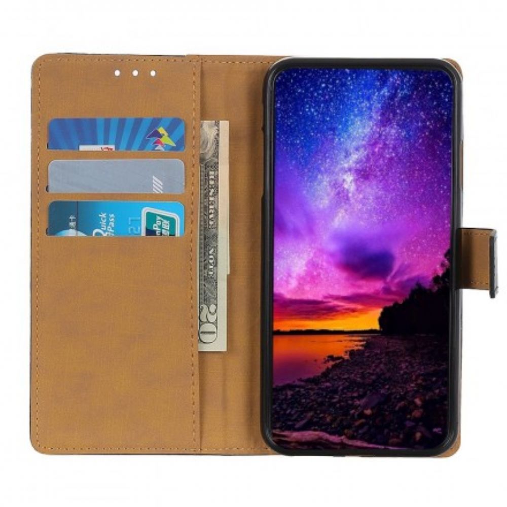 Folio-hoesje voor Samsung Galaxy A20e Eenvoudig Kunstleer