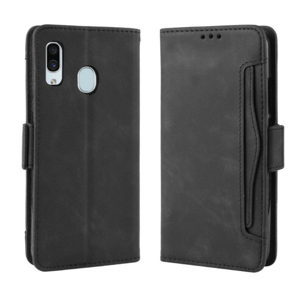 Folio-hoesje voor Samsung Galaxy A20e Eerste Klas Multi-kaart