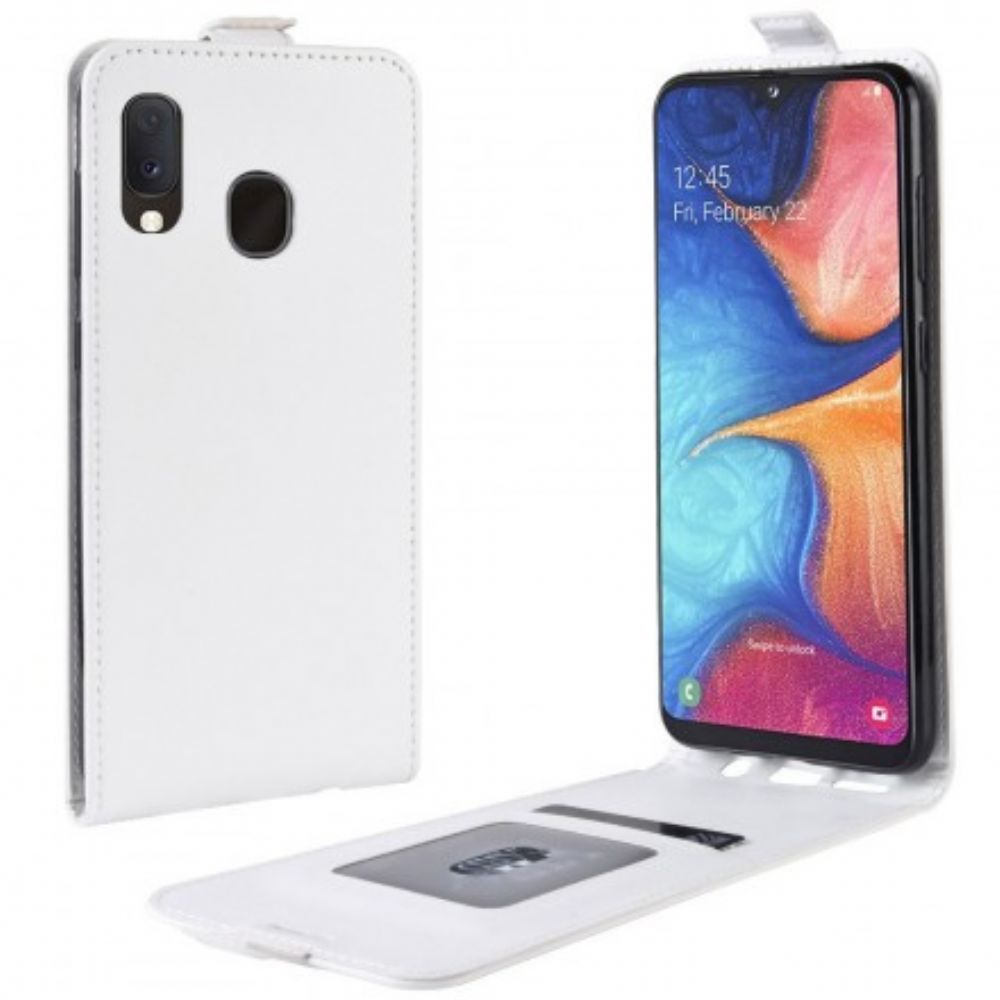 Folio-hoesje voor Samsung Galaxy A20e Flip Case Opvouwbaar Leereffect