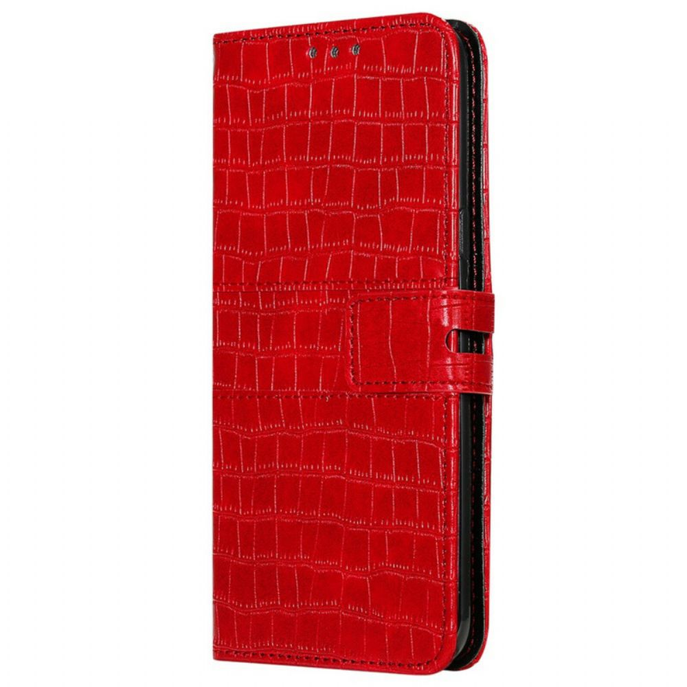 Folio-hoesje voor Samsung Galaxy A20e Helemaal Croc