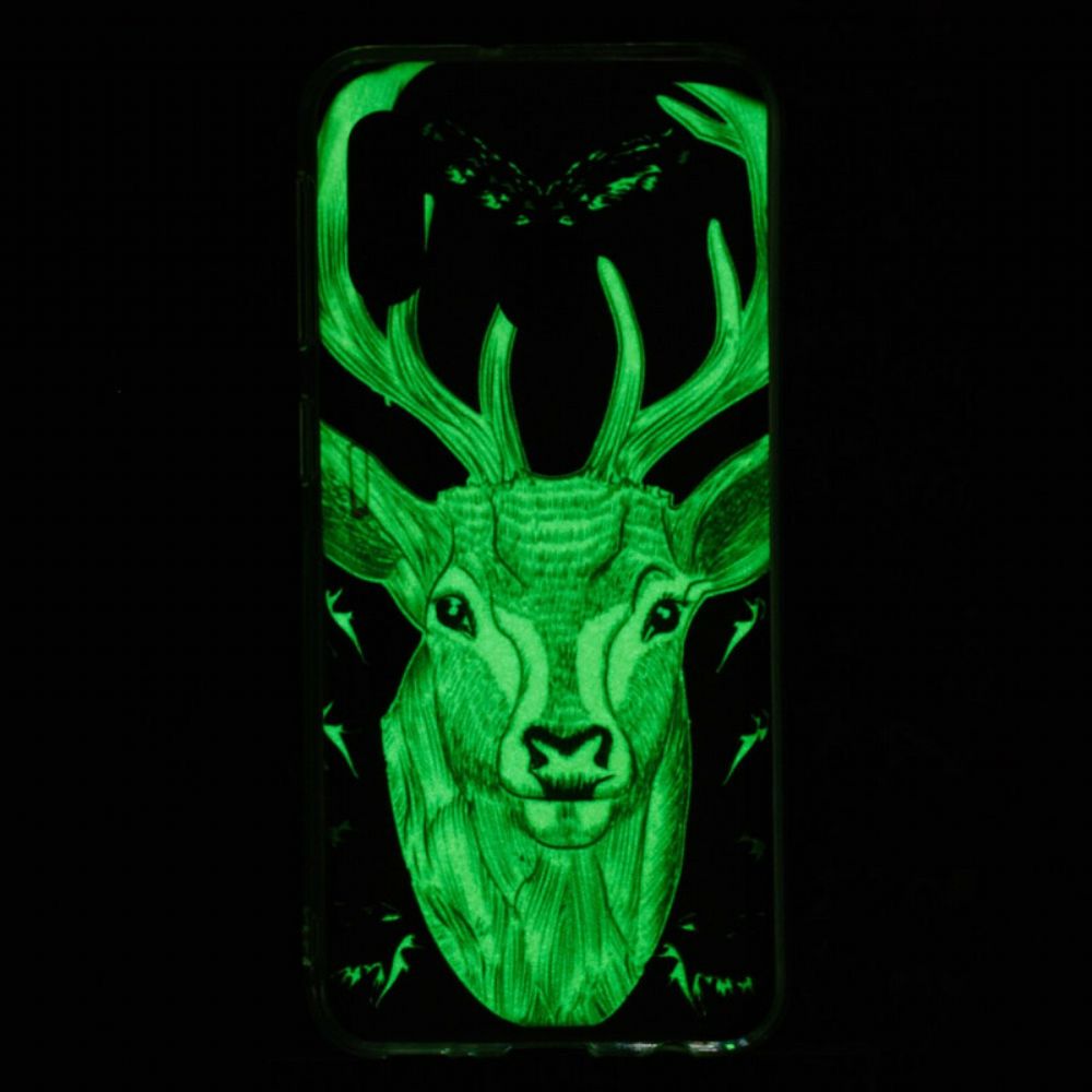 Hoesje voor Samsung Galaxy A20e Fluorescerend Majestueus Hert