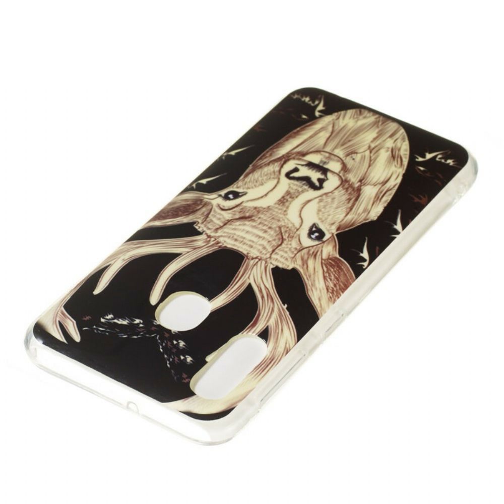 Hoesje voor Samsung Galaxy A20e Fluorescerend Majestueus Hert