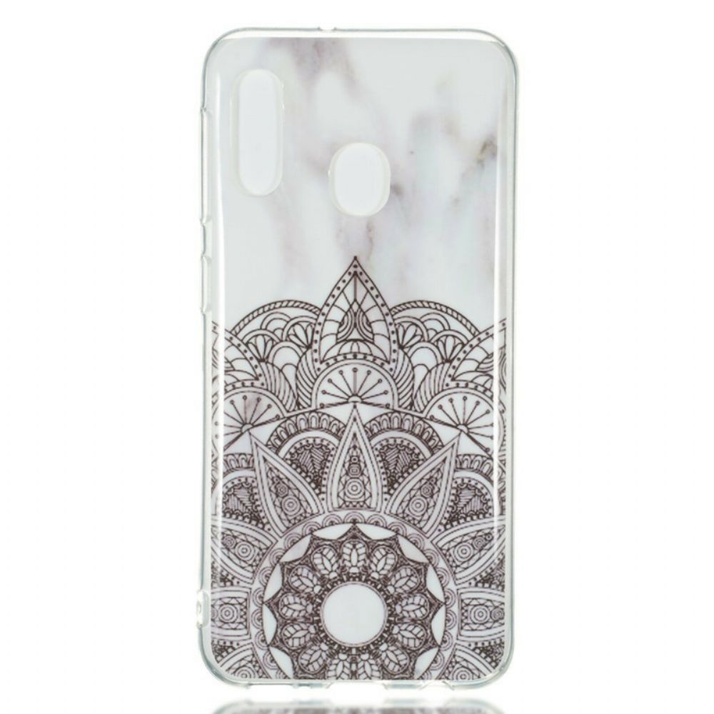 Hoesje voor Samsung Galaxy A20e Marmeren Mandala