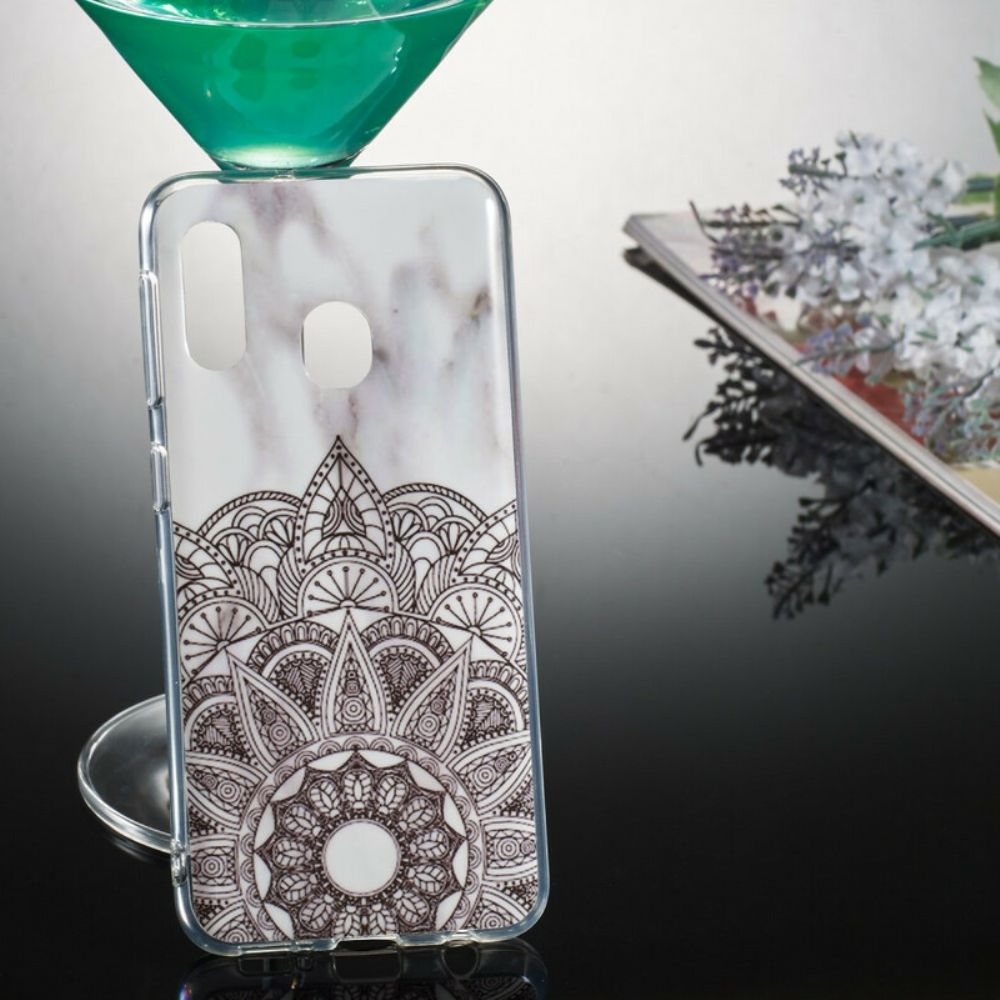 Hoesje voor Samsung Galaxy A20e Marmeren Mandala