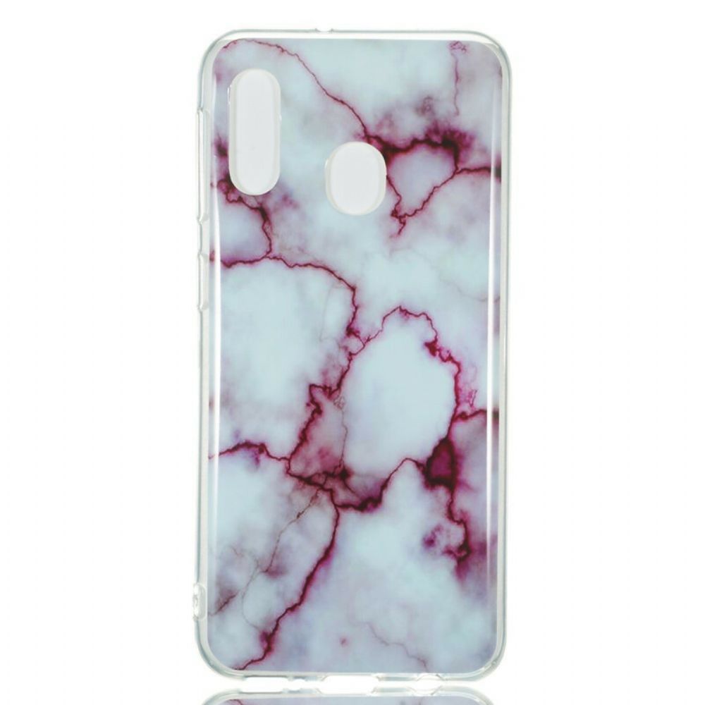 Hoesje voor Samsung Galaxy A20e Vereenvoudigd Marmer