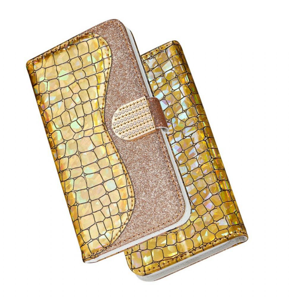 Leren Hoesje voor Samsung Galaxy A20e Kroondiamanten
