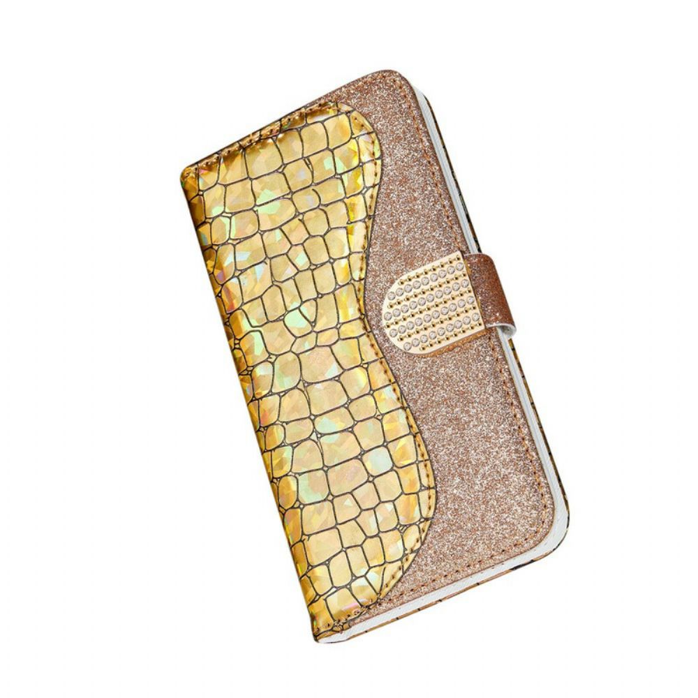 Leren Hoesje voor Samsung Galaxy A20e Kroondiamanten