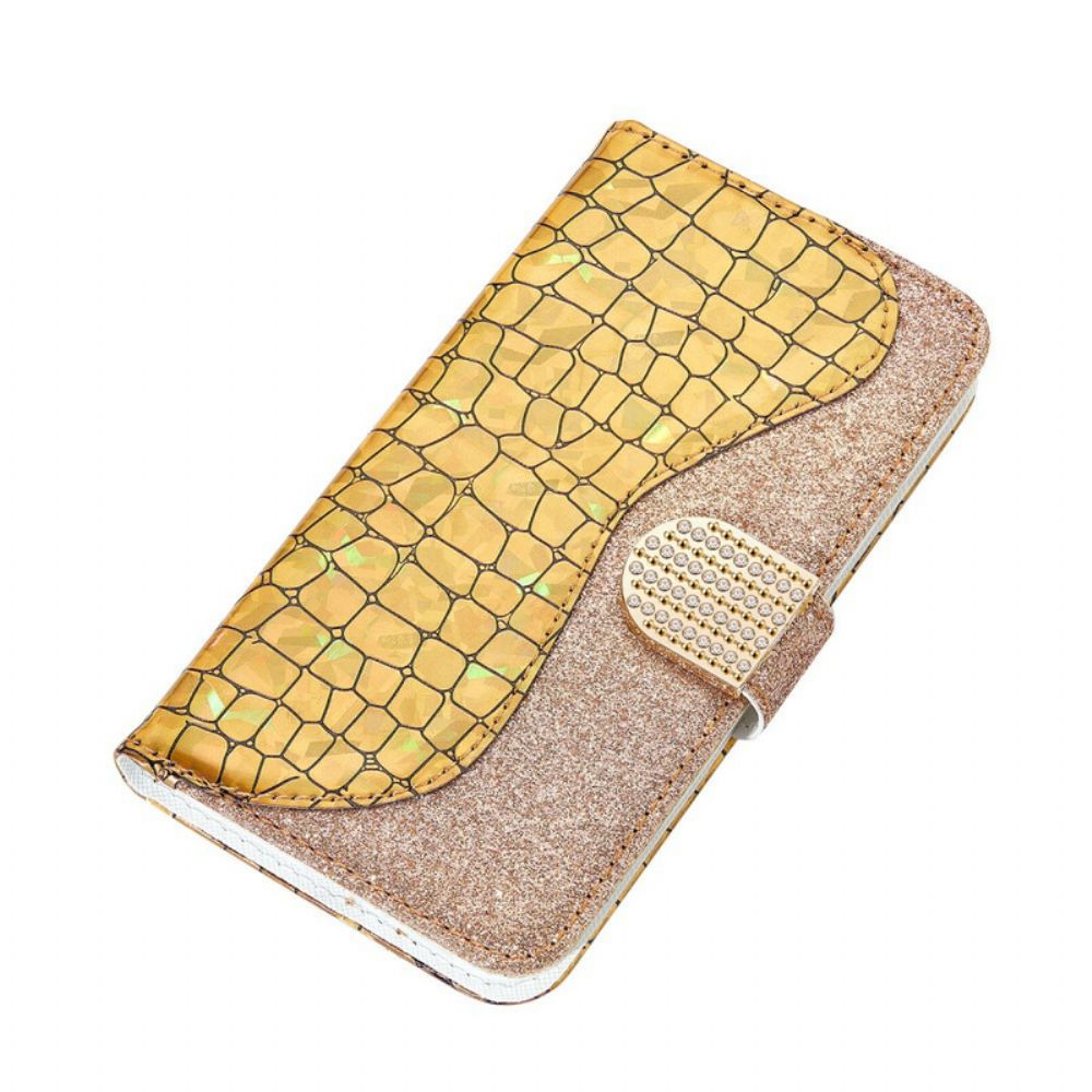 Leren Hoesje voor Samsung Galaxy A20e Kroondiamanten