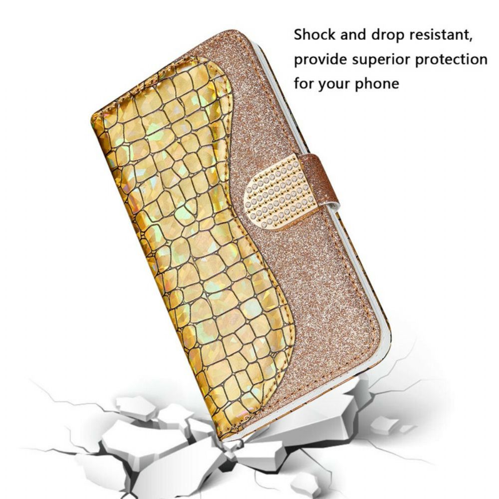 Leren Hoesje voor Samsung Galaxy A20e Kroondiamanten