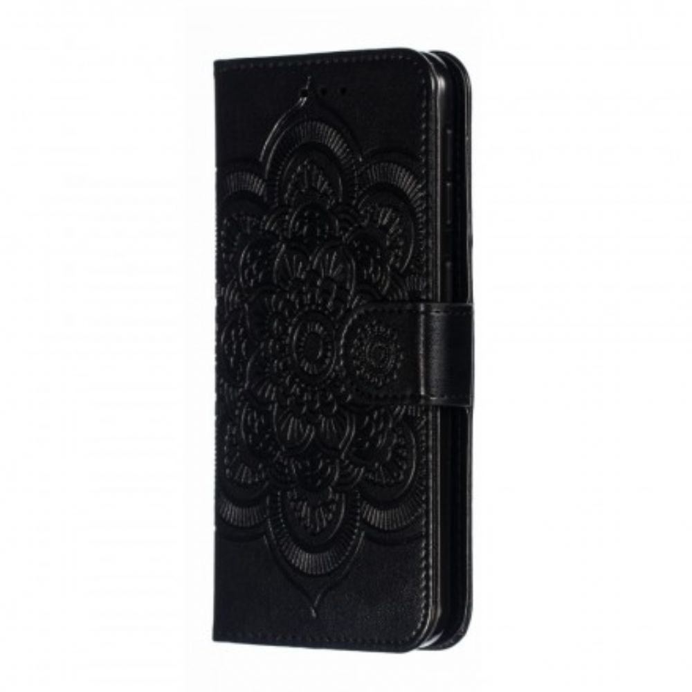 Leren Hoesje voor Samsung Galaxy A20e Volledige Mandala