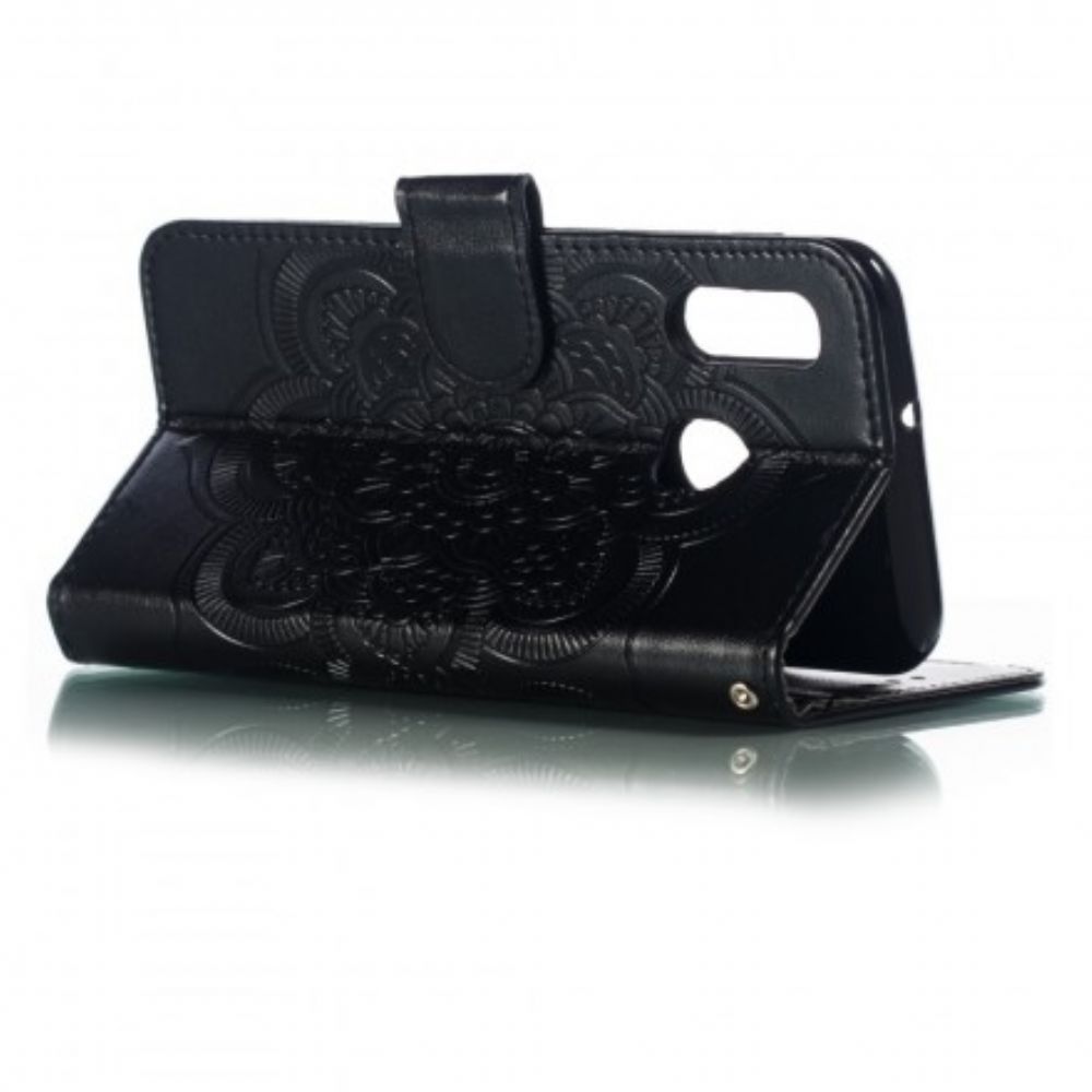 Leren Hoesje voor Samsung Galaxy A20e Volledige Mandala