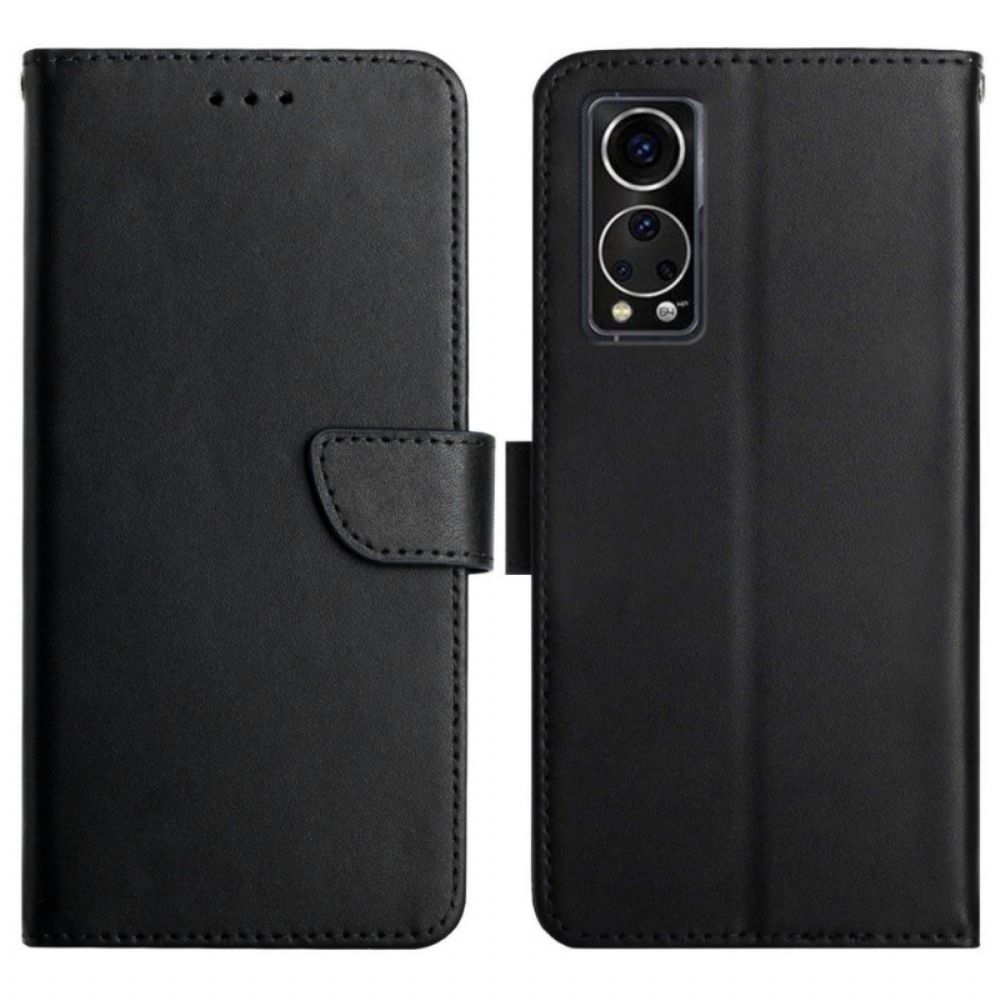 Leren Hoesje voor ZTE Axon 30 5G Echt Nappaleer