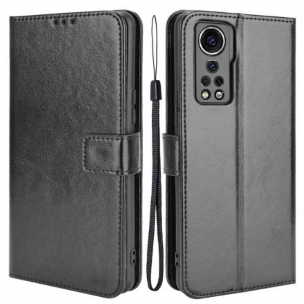 Leren Hoesje voor ZTE Axon 30 5G Flitsachtig Kunstleer