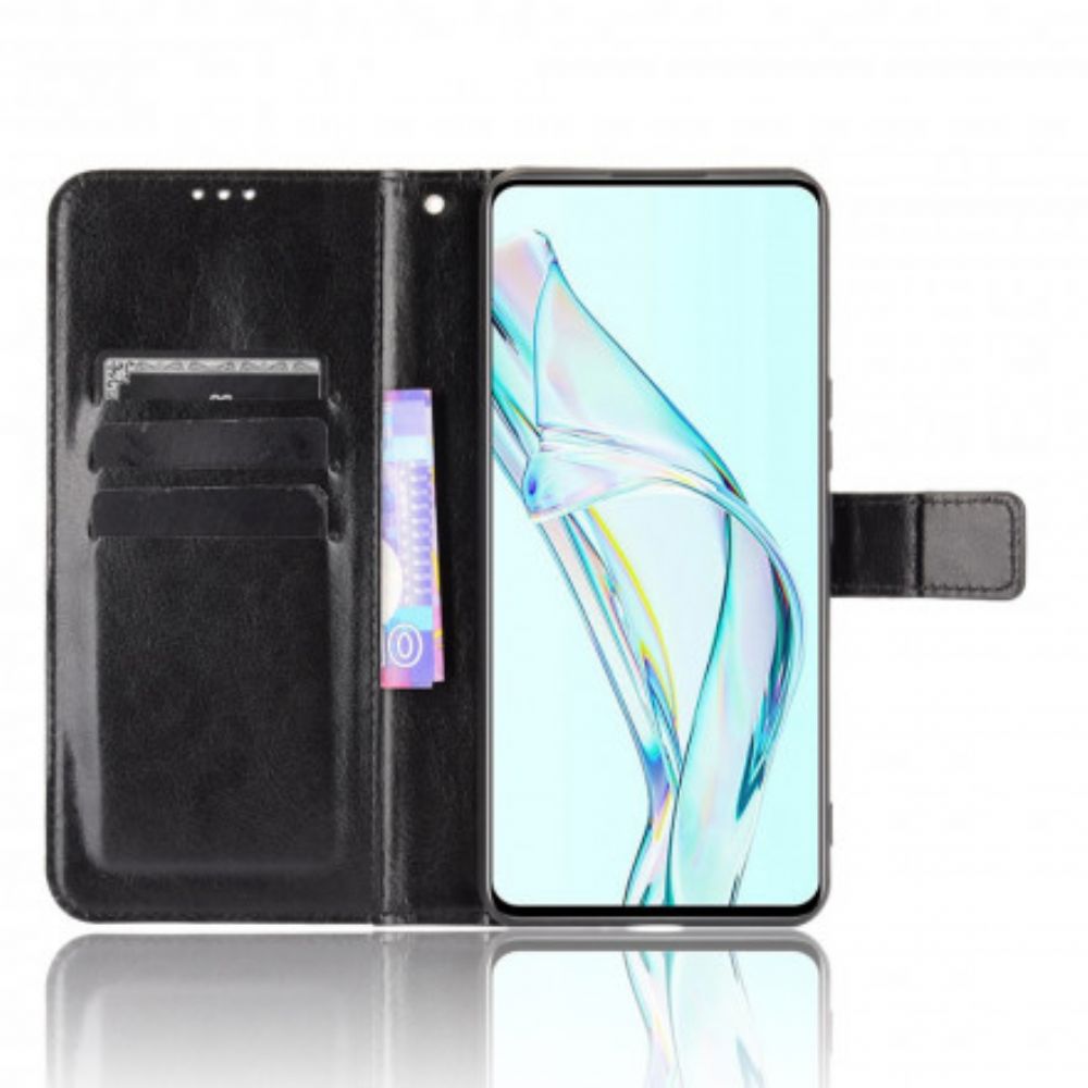 Leren Hoesje voor ZTE Axon 30 5G Flitsachtig Kunstleer