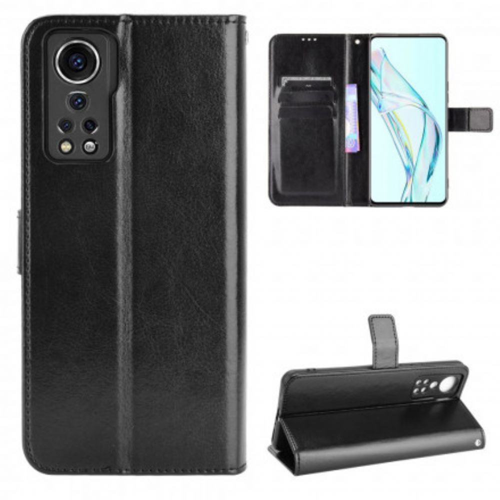 Leren Hoesje voor ZTE Axon 30 5G Flitsachtig Kunstleer