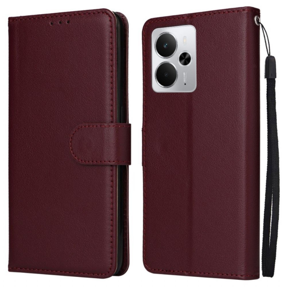 Bescherming Hoesje Realme 14t 5g Effen Bandje