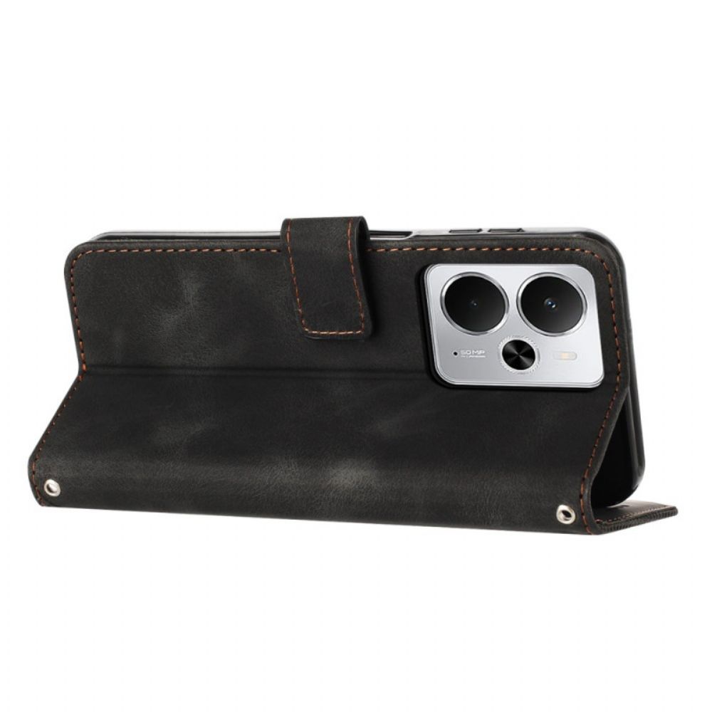 Bescherming Hoesje Realme 14t 5g Lijnen En Bandje