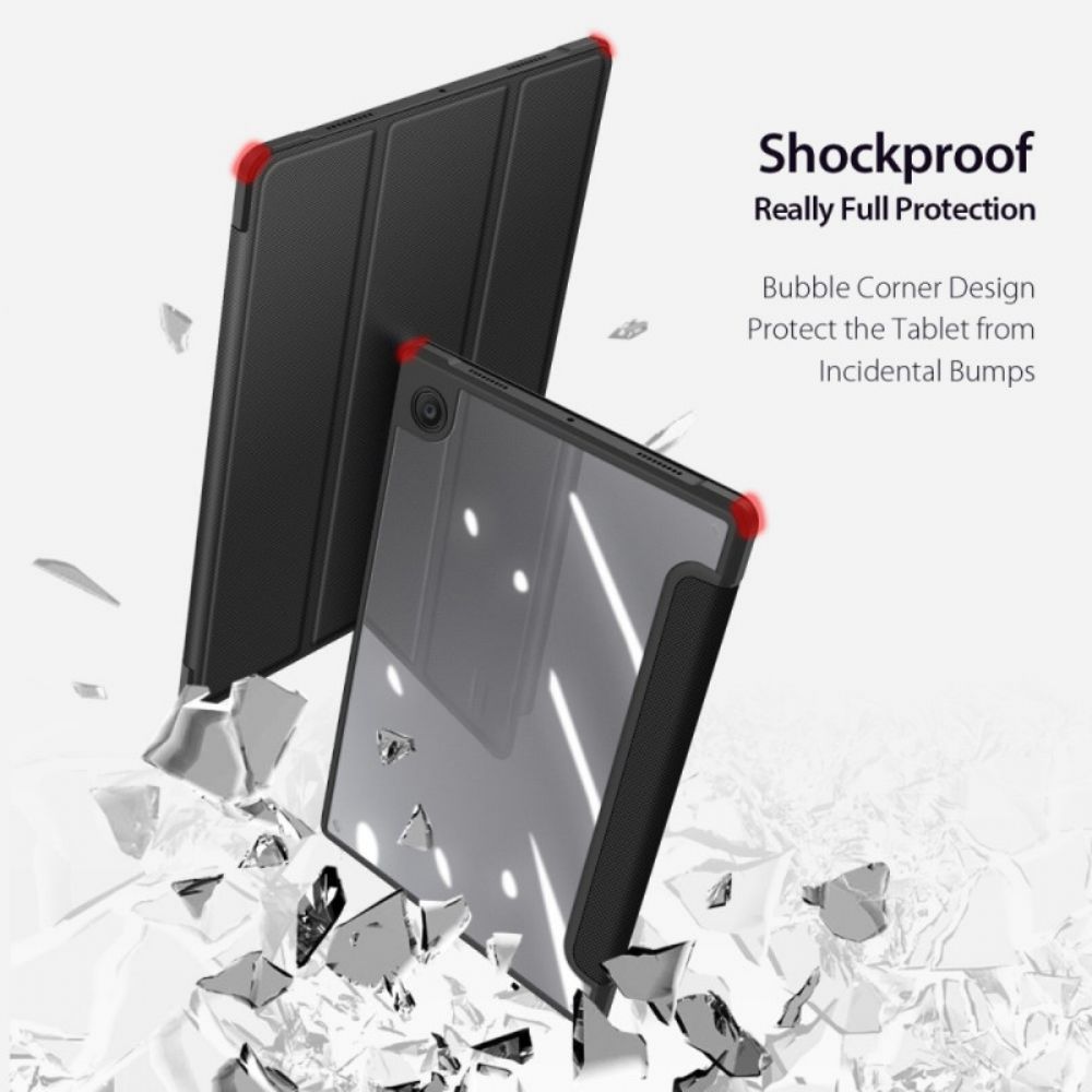 Bescherming Hoesje voor Samsung Galaxy Tab A8 Toby-serie Dux-ducis