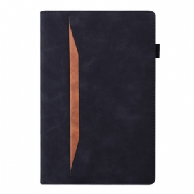 Cover voor Samsung Galaxy Tab A8 Zakelijk Leereffect