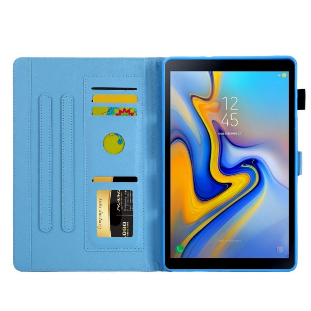 Flip Case voor Samsung Galaxy Tab A8 Ananas Ontwerp