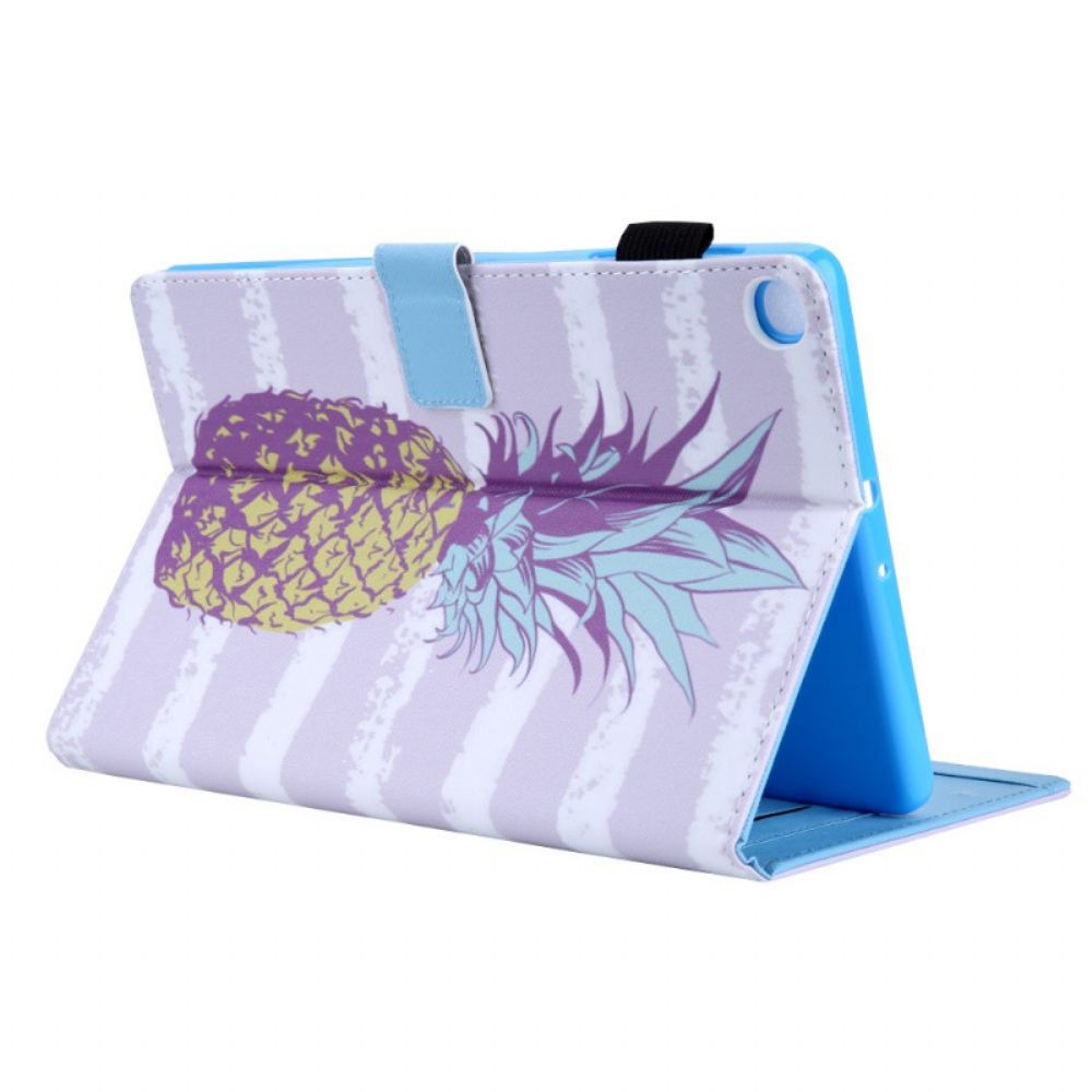 Flip Case voor Samsung Galaxy Tab A8 Ananas Ontwerp
