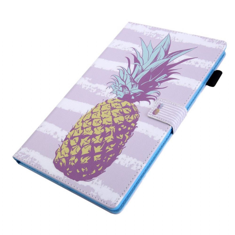 Flip Case voor Samsung Galaxy Tab A8 Ananas Ontwerp