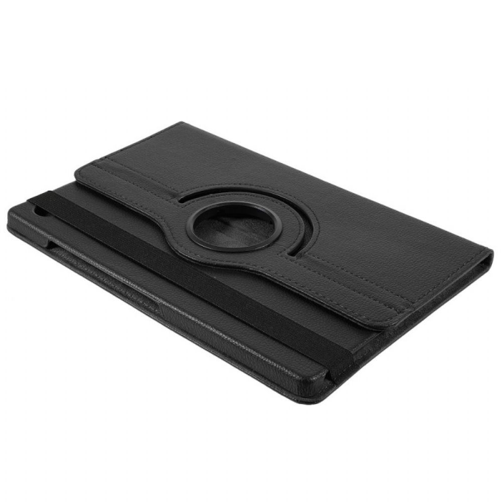 Folio-hoesje voor Samsung Galaxy Tab A8 Draaibaar 360° Lychee Kunstleer