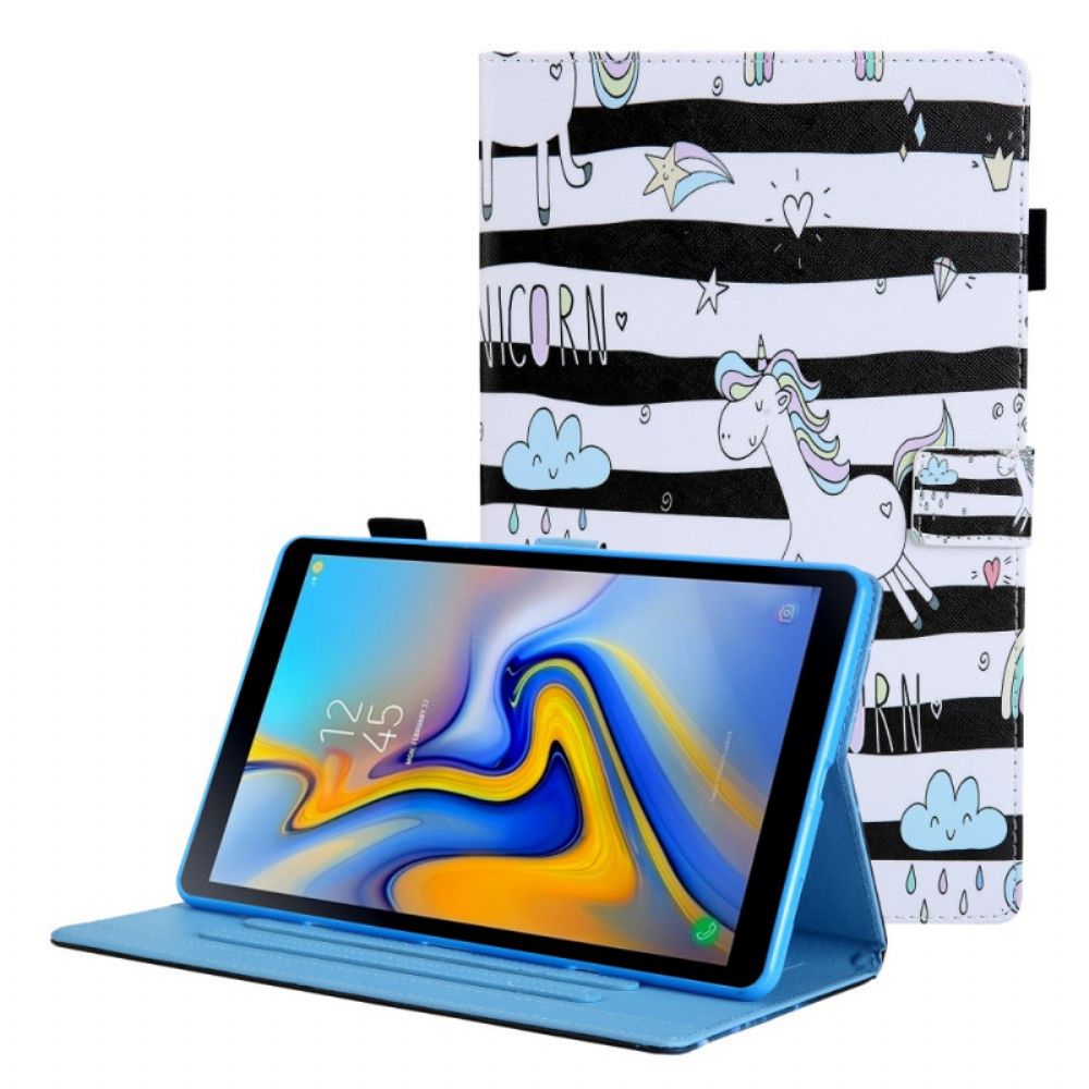 Folio-hoesje voor Samsung Galaxy Tab A8 Eenhoorn